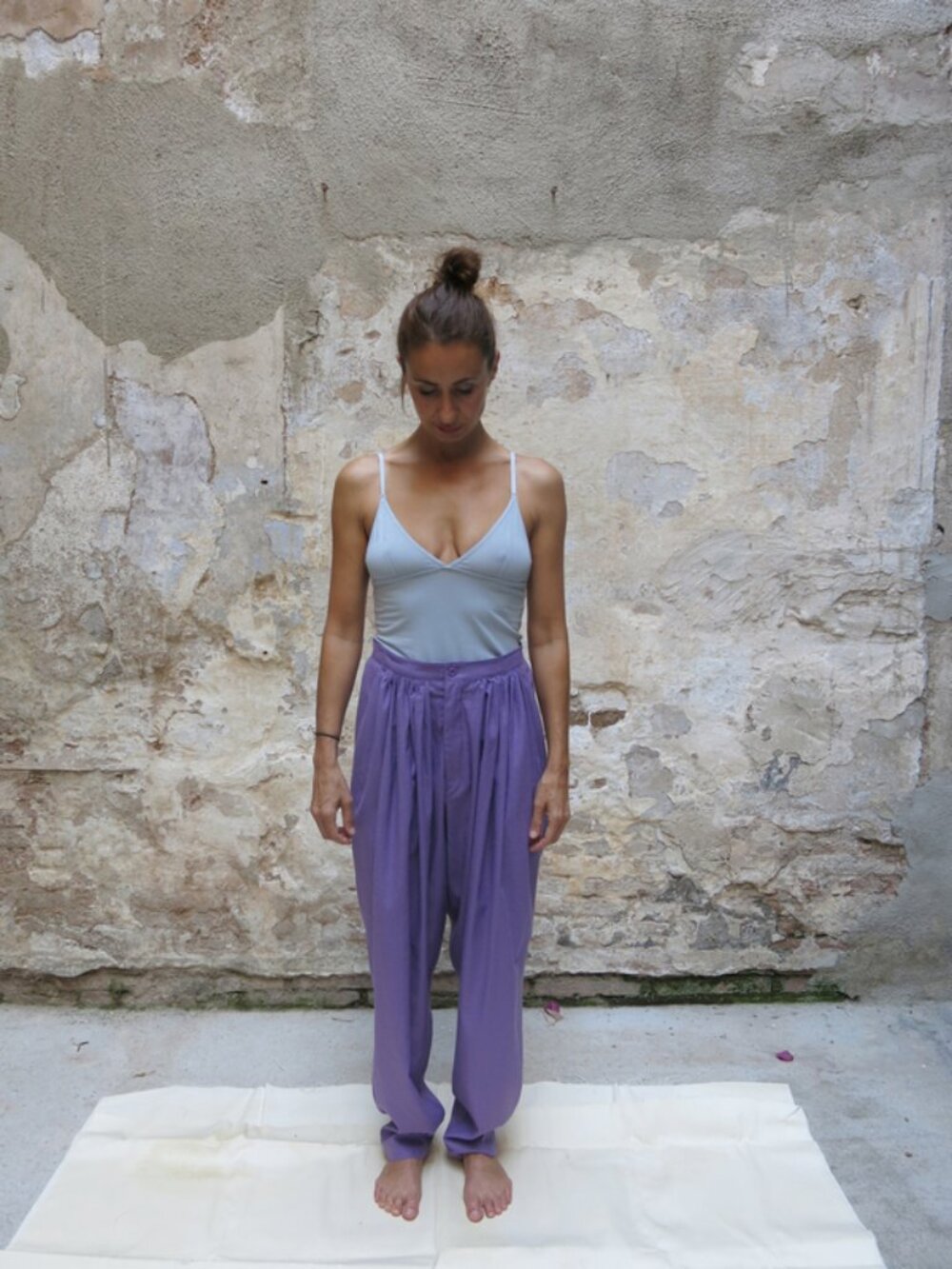 Baserange Purple Wide-Leg Pants